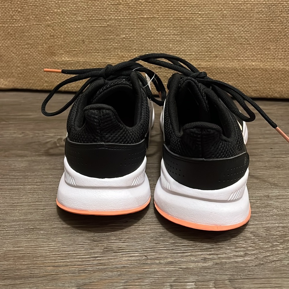 New Adidas Runfalcon EE6932 Black Pink Running Shoes Lace Up Low Top Women - Picture 4 of 11